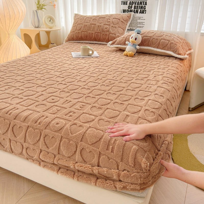 Thick Winter Three-dimensional Velvet Bed Sheet